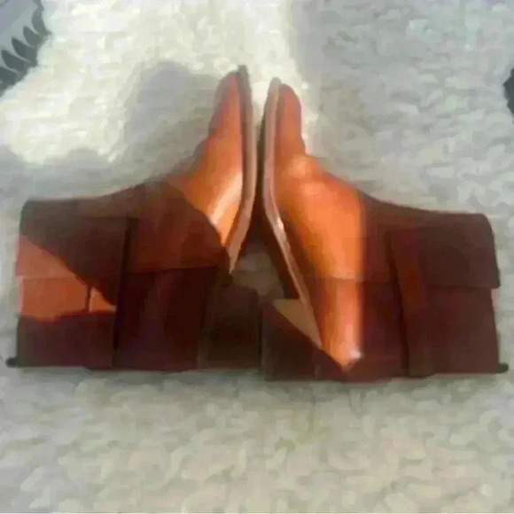 J. Crew 'Parker' Brown Leather Moto Buckle Pull on Ankle Boots Size 9 - Picture 4 of 12